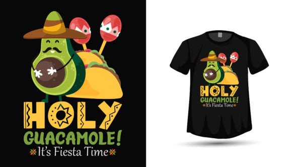 Cinco De Mayo Avocado T Shirt Design