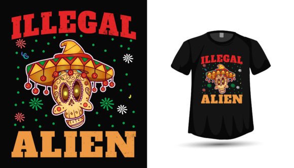 Cinco De Mayo Illiegal Alien T Shirt