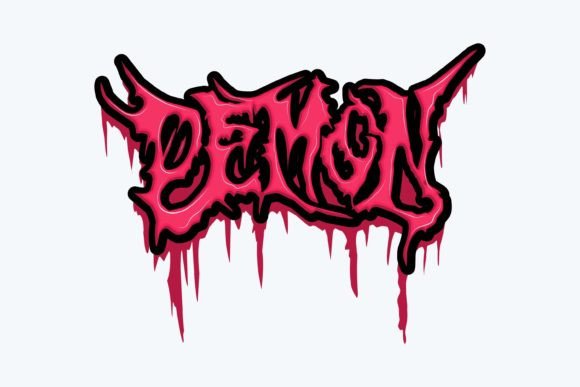 Demon: Bold, Edgy, and Ready for Embroidery