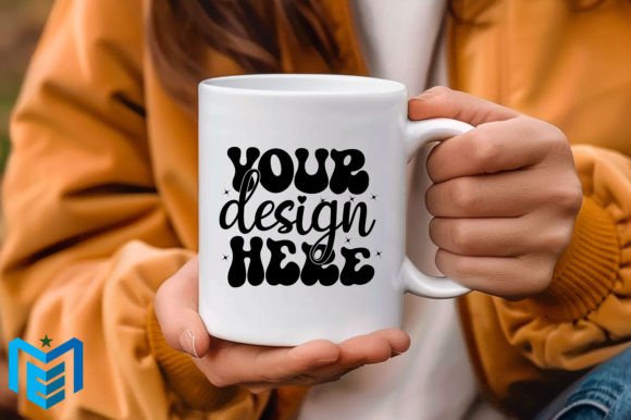 Fall Mug Mockup, White Mug Mockup