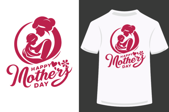 Happy Mothers Day Typography