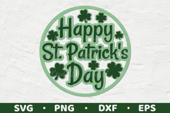 Happy St Patrickβs Day Door Hanger Sign