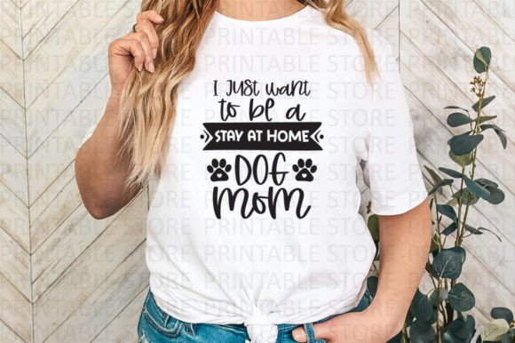 I Just Want to Be a Stay at Home Dog SVG