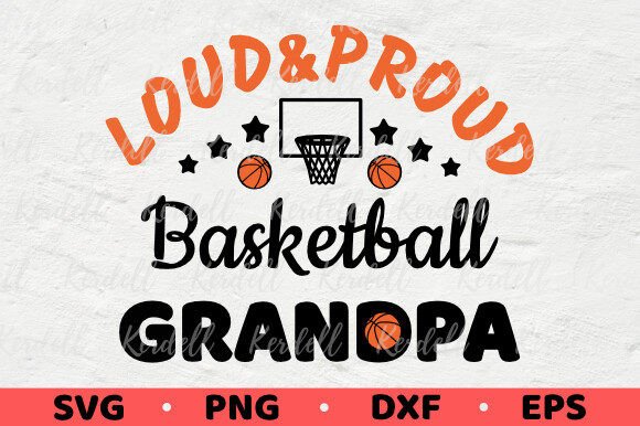 Loud and Proud Basketball Grandpa