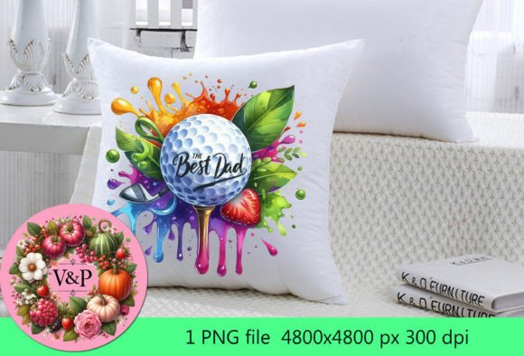 The Best Dad Golf Png