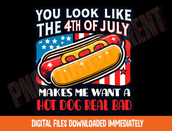 You Look Like the 4th of July Png, Retro